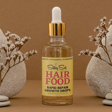 Cargar imagen en el visor de la galería, Hair Food Serum | Silky Sol Vegan Rapid hair Growth and repair oil for curly textured hair types